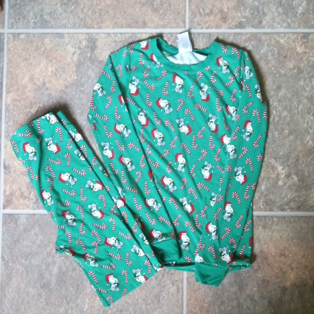 Hanna Andersson Holiday Snoopy Peanuts Pajama Set